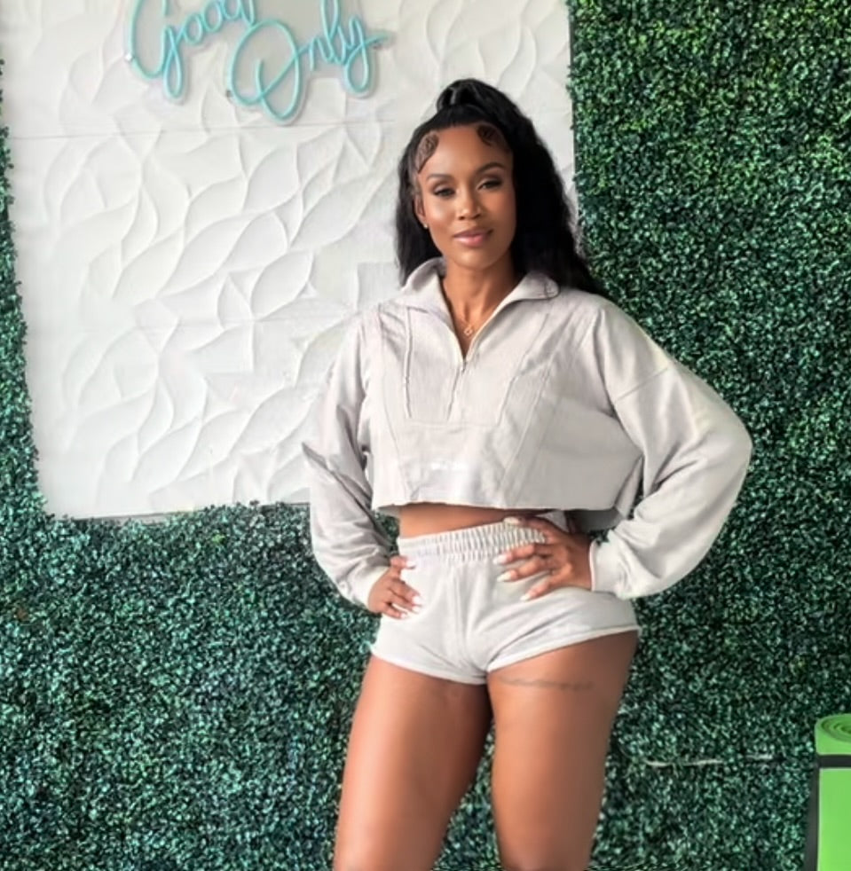 “Dess” 2pcs set (Gray)