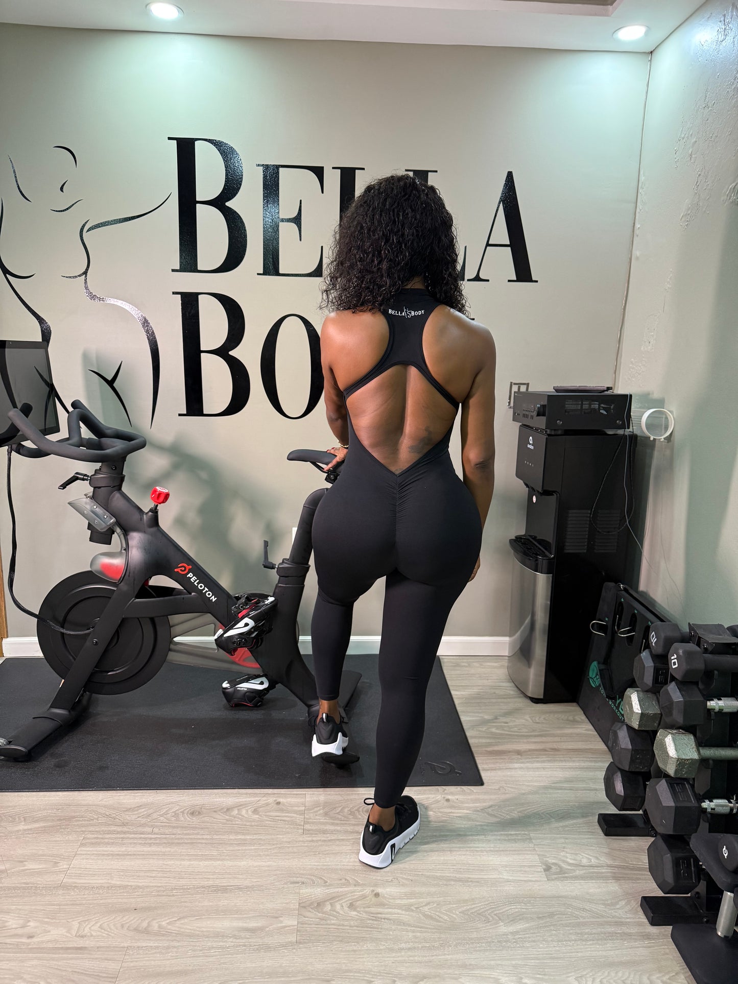 “Megan” Jumpsuit Black long