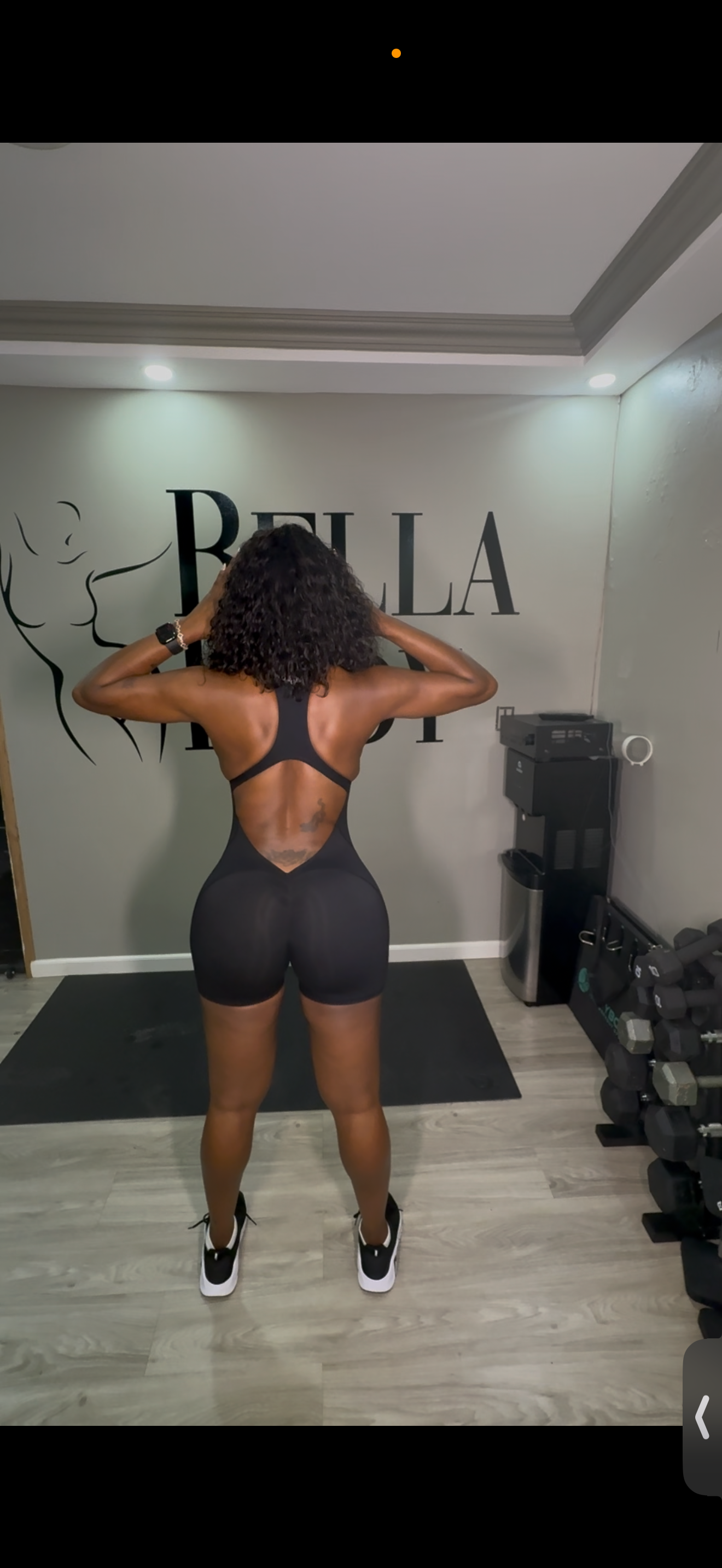 “Megan” Jumpsuit Black Short