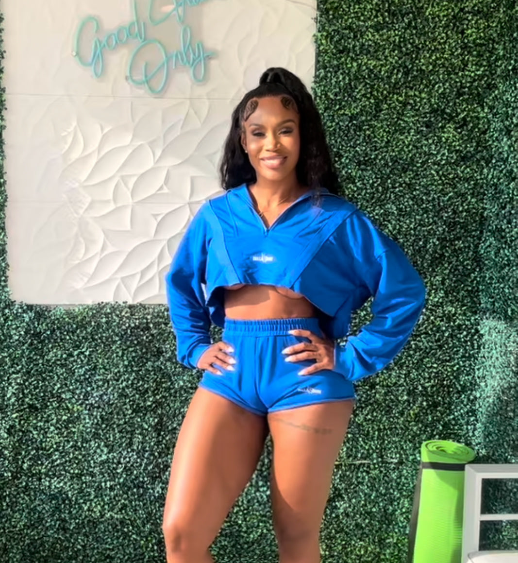 “Dess” 2pcs set (Blue)