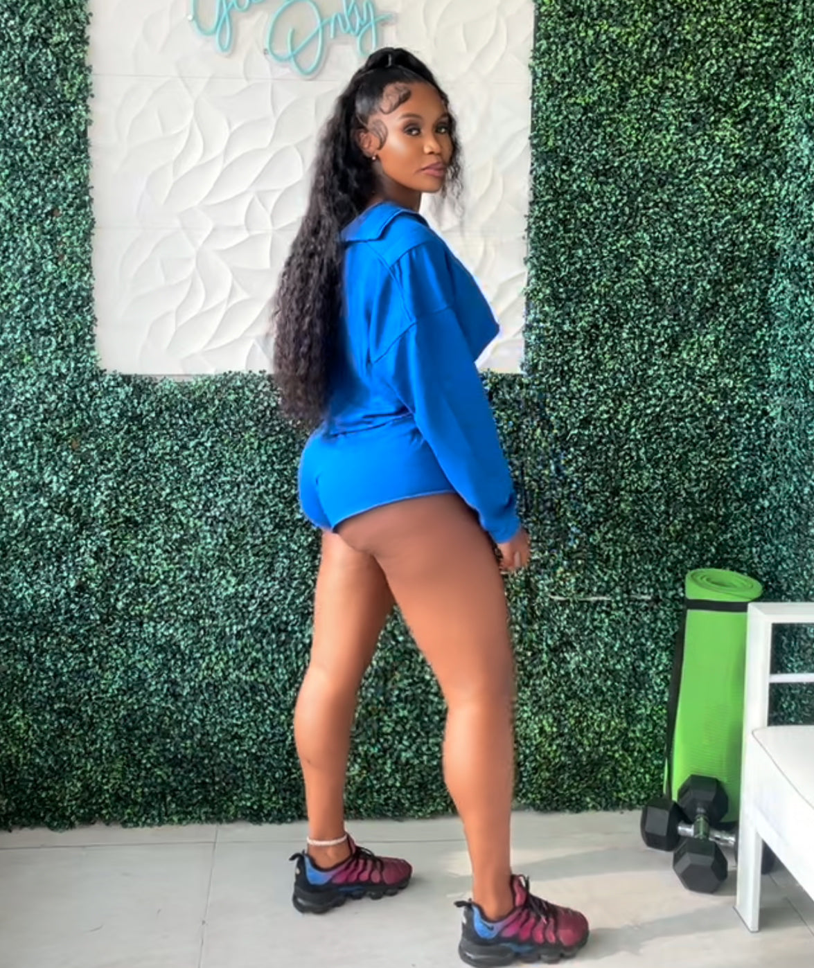 “Dess” 2pcs set (Blue)