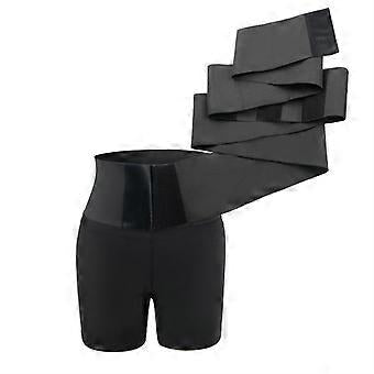 Waist eraser wrap shorts