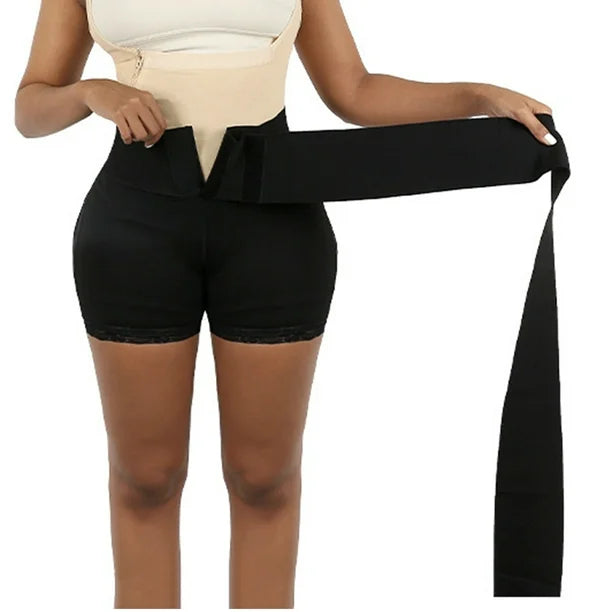 Waist eraser wrap shorts